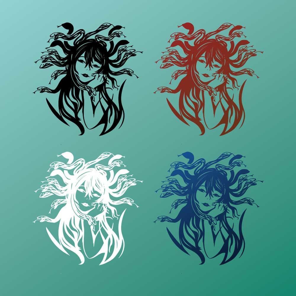メデューサのトライバルタトゥー - 高解像度png or ai(ベクター)