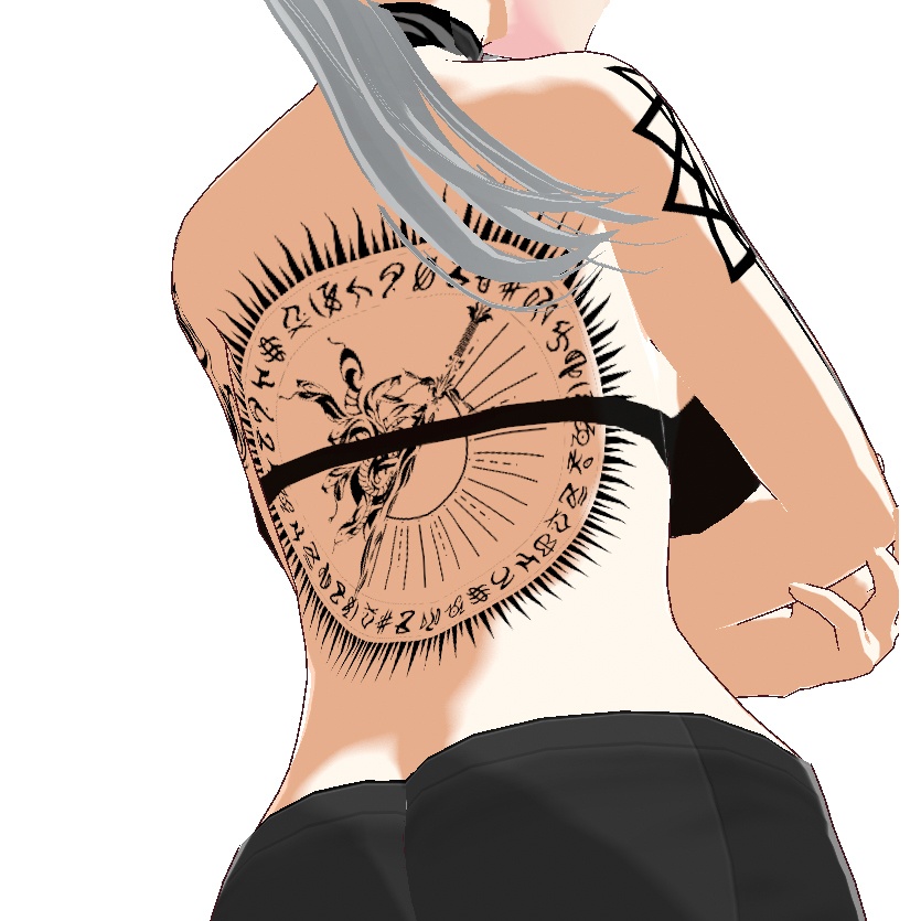 Serpent Slayer (サーペントスレイヤー)タトゥーデカールセット - Dark Sings