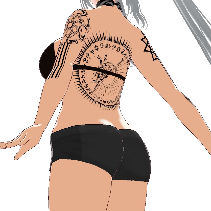 Serpent Slayer (サーペントスレイヤー)タトゥーデカールセット - Dark Sings