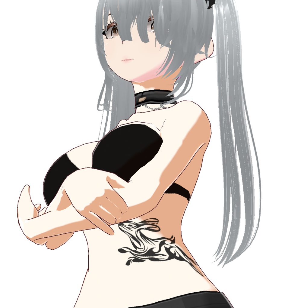 跳ねウサギのトライバルタトゥー - 高解像度png or ai(ベクター)