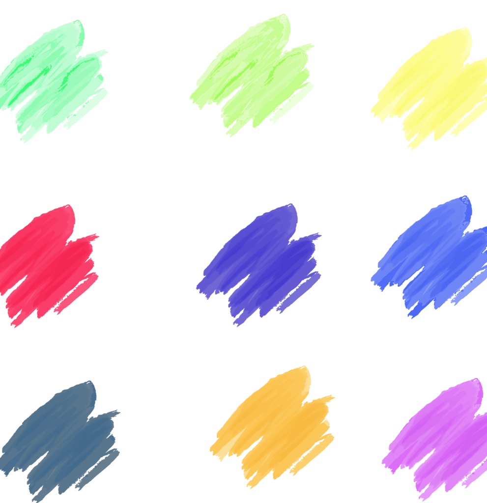 手書き風の水彩・墨の背景素材 - ベクター・png集