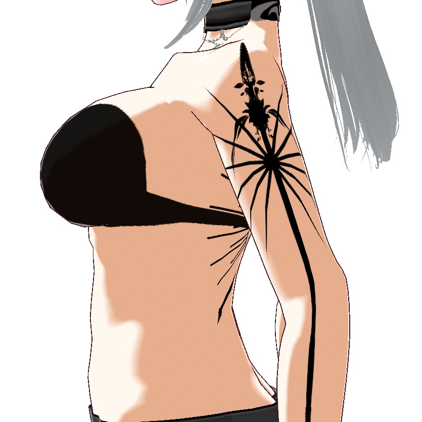 Salamandra(サラマンドラ)サラマンダーと槍のタトゥーデカールセット - Dark Sings