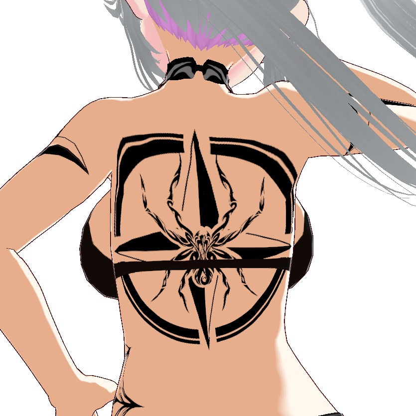 Thread of Stars(星の糸)蜘蛛とスターのタトゥーデカールセット - Dark Sings