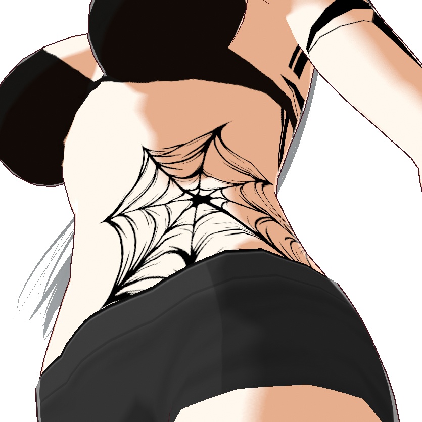 Thread of Stars(星の糸)蜘蛛とスターのタトゥーデカールセット - Dark Sings