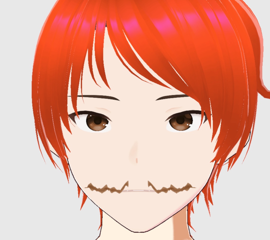 顔の古傷8種 - vroidフェイスペイントセットSet of 8 face paint scar textures