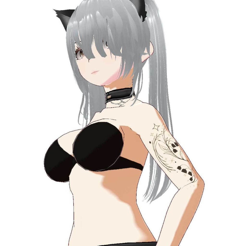 鈴蘭の花の可愛い線画タトゥーマーク - 高解像度png or ベクター(cs2)-vroidテクスチャ