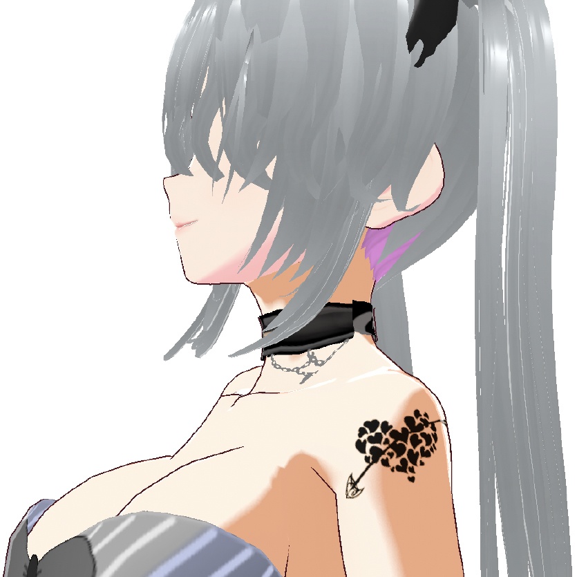 Amarella(アマレッラ)小さなハートのデカールセット - Dark Sings