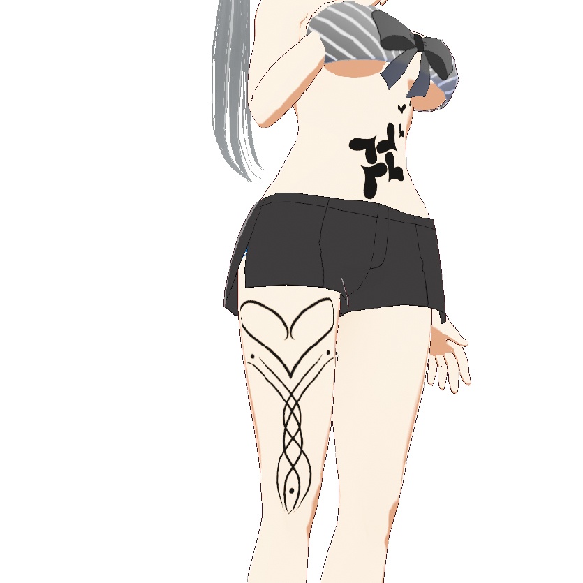 Amarella(アマレッラ)小さなハートのデカールセット - Dark Sings