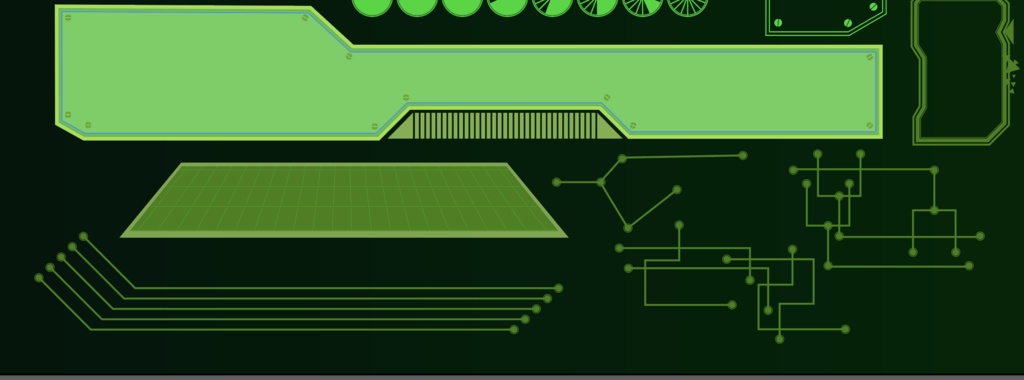 サイバーパンクデザインパーツその3 - 53種類の高解像度png or ai(ベクター)
