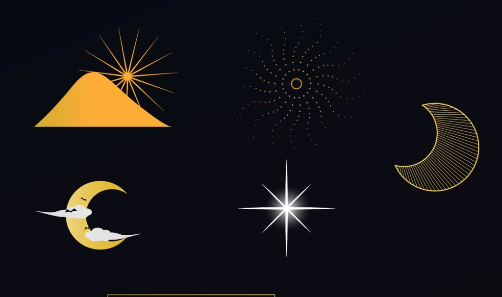 ココフォリア部屋素材 - ゴシックなホラー系枠・フレーム+アイコン30素材セット