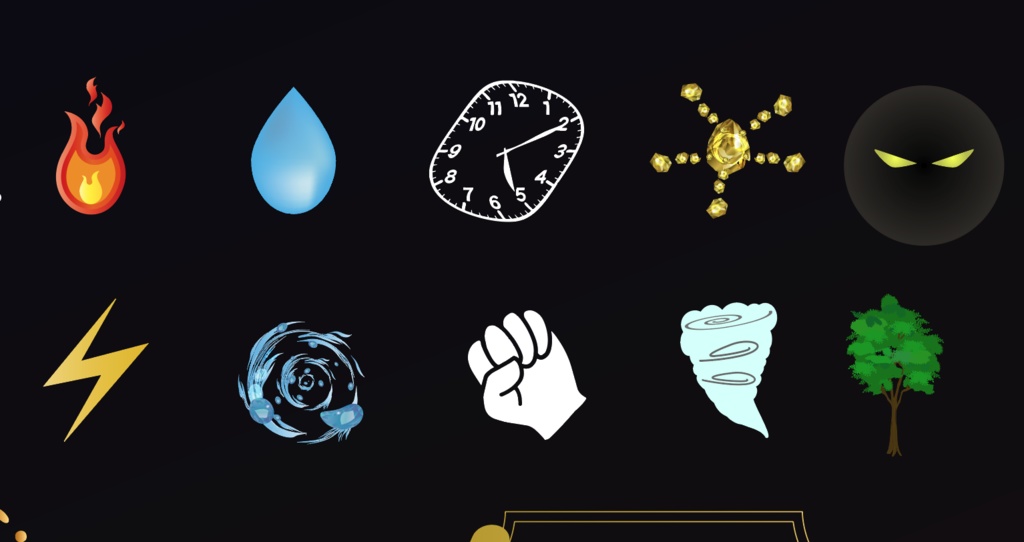 ココフォリア部屋素材 - ゴシックなホラー系枠・フレーム+アイコン30素材セット