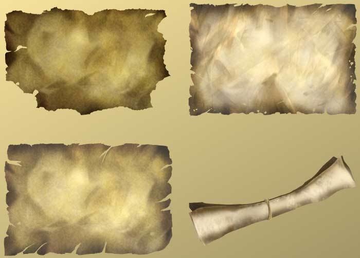 ボロボロの紙切れ・ノートの切れ端・12アイテム集 - ゲーム・trpg素材