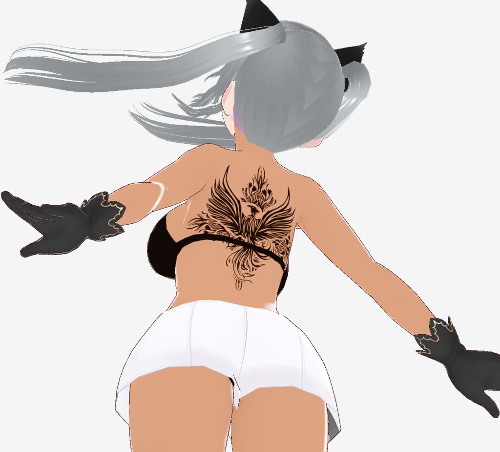 不死鳥の称号 - タトゥー - vroidテクスチャ/vrchat - 高解像度png or ai(ベクター)