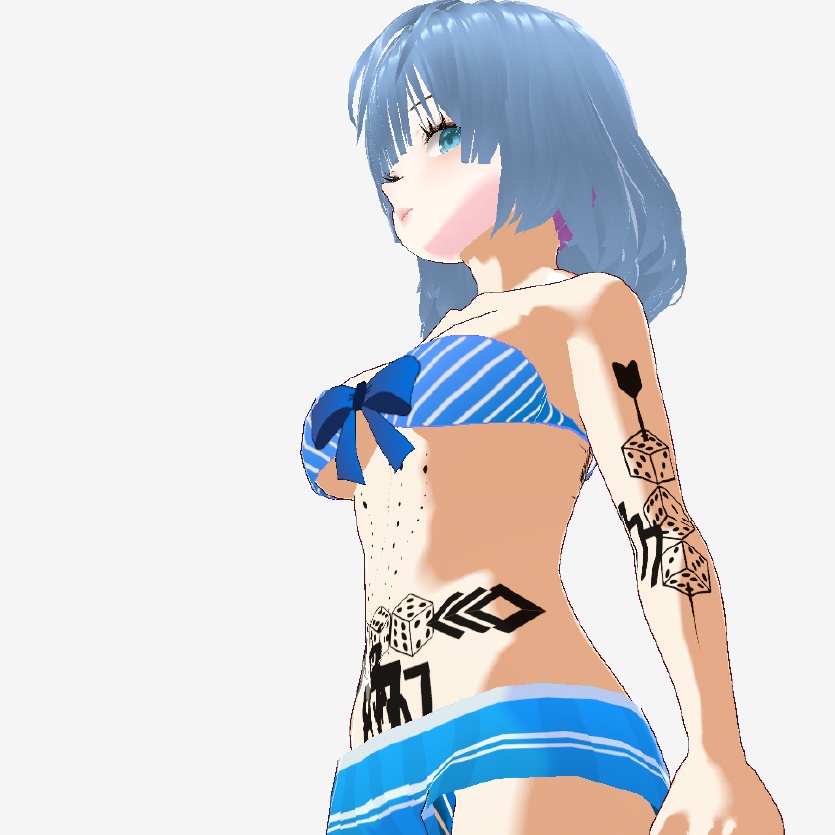 Fortune’s Fang(フォーチュンズ・ファング)龍神のダイスタトゥーデカールセット - Dark Sings