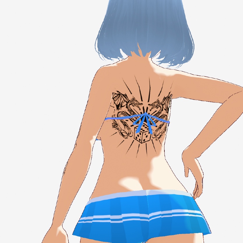 Fortune’s Fang(フォーチュンズ・ファング)龍神のダイスタトゥーデカールセット - Dark Sings