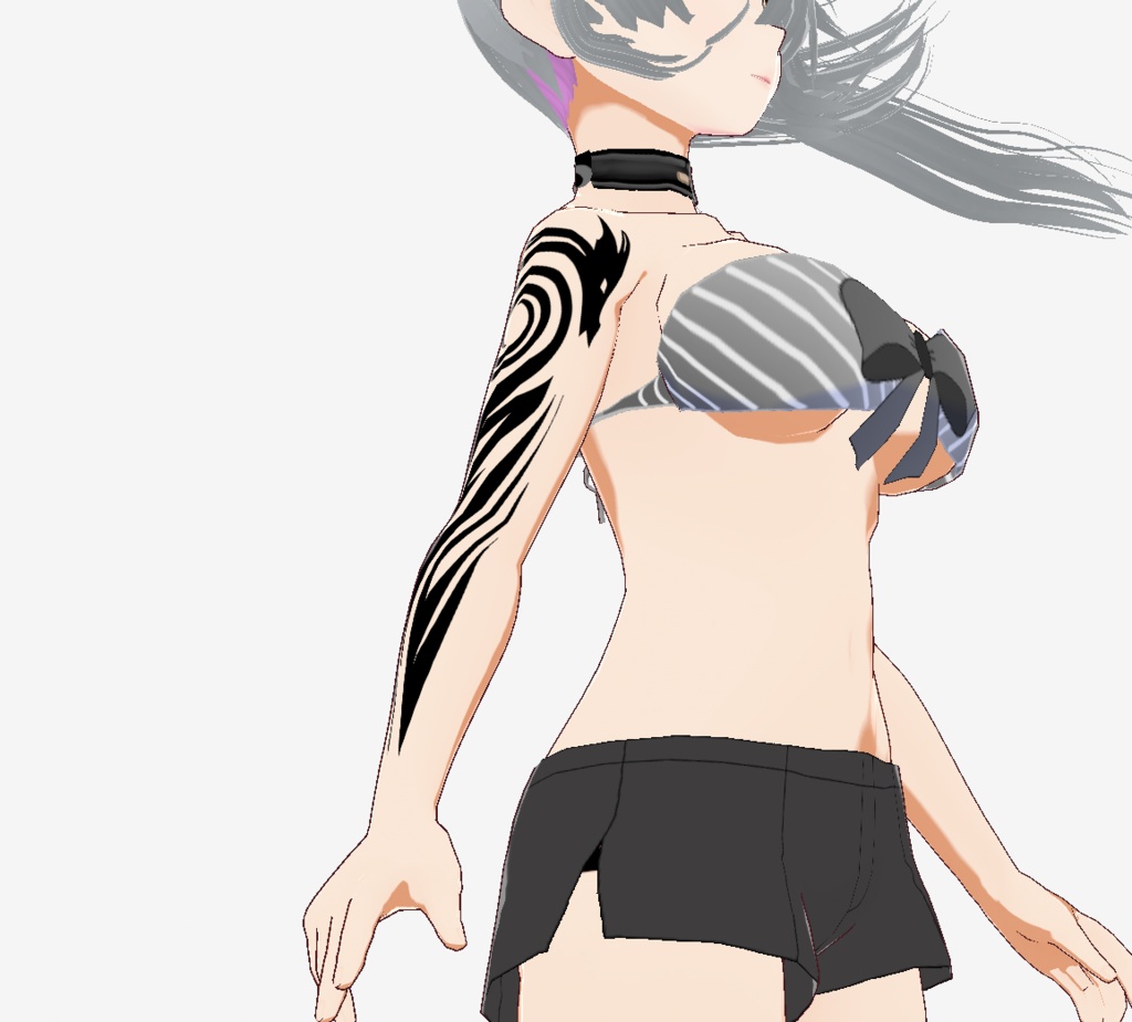 クールなトライバルタトゥー - 11種とvroidテクスチャ - 高解像度png or ai(ベクター)