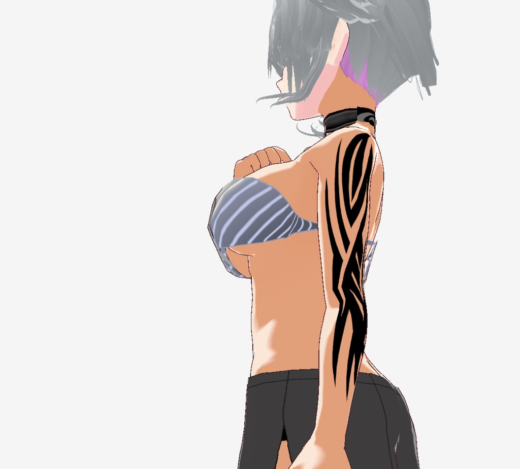 クールなトライバルタトゥー - 11種とvroidテクスチャ - 高解像度png or ai(ベクター)