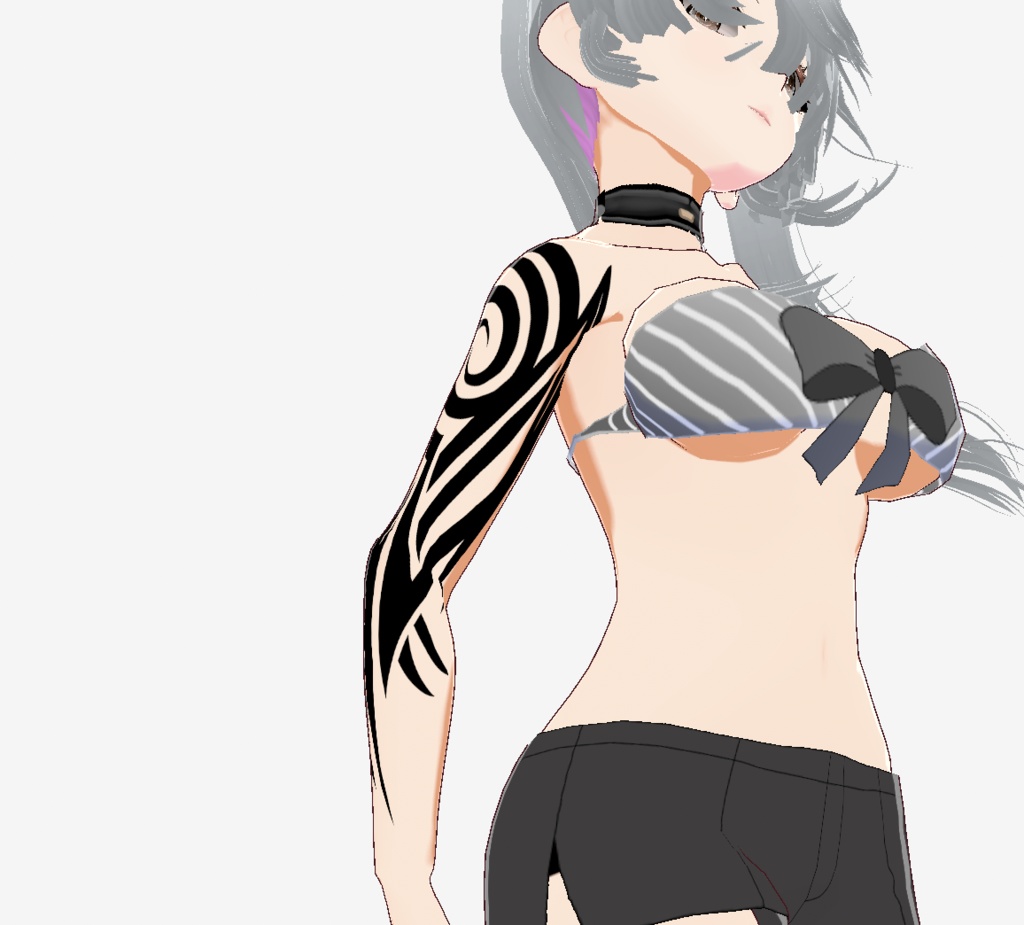 クールなトライバルタトゥー - 11種とvroidテクスチャ - 高解像度png or ai(ベクター)