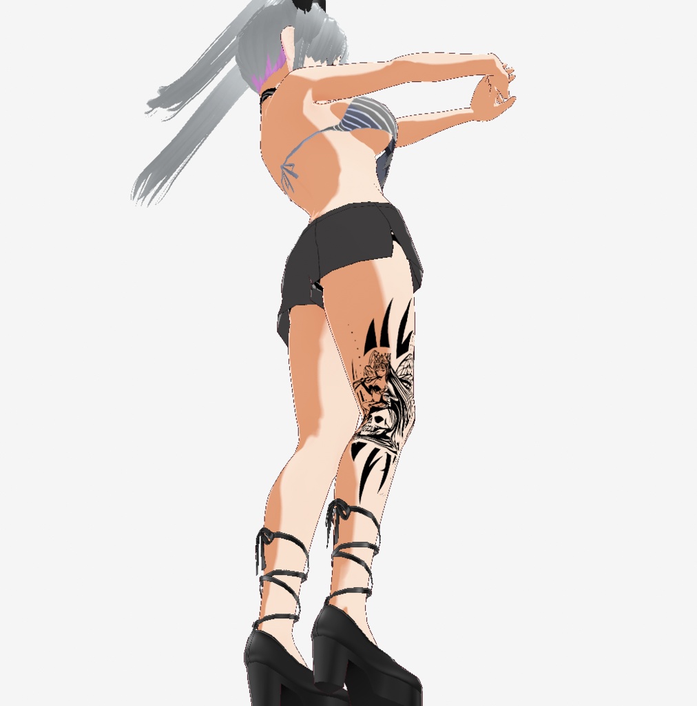 黒翼の誘惑者ベルゼブブ — Temptation Ascendant - vroidテクスチャ+高解像度png or ai(ベクター)