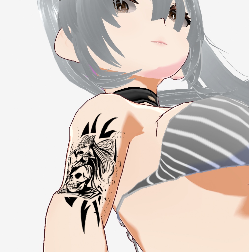 黒翼の誘惑者ベルゼブブ — Temptation Ascendant - vroidテクスチャ+高解像度png or ai(ベクター)