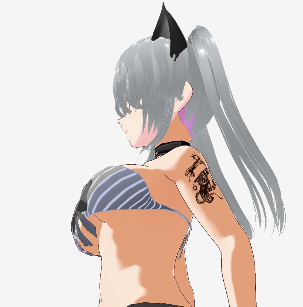 ウロボロスリボルバー - vroidテクスチャのクールなタトゥー - 高解像度png / ai(ベクター)