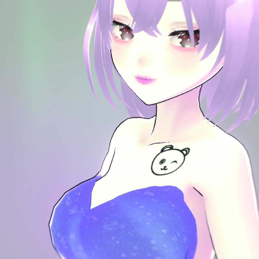 可愛いワンポイントタトゥー集16種類 - vroidテクスチャと背景透過の高解像度png or ai(ベクター)