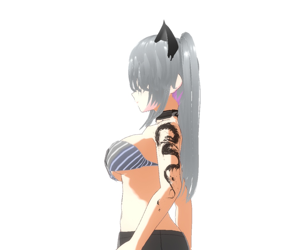 朧墨龍のタトゥー - vroidテクスチャと高解像度png or ai(ベクター)Yatanoctis