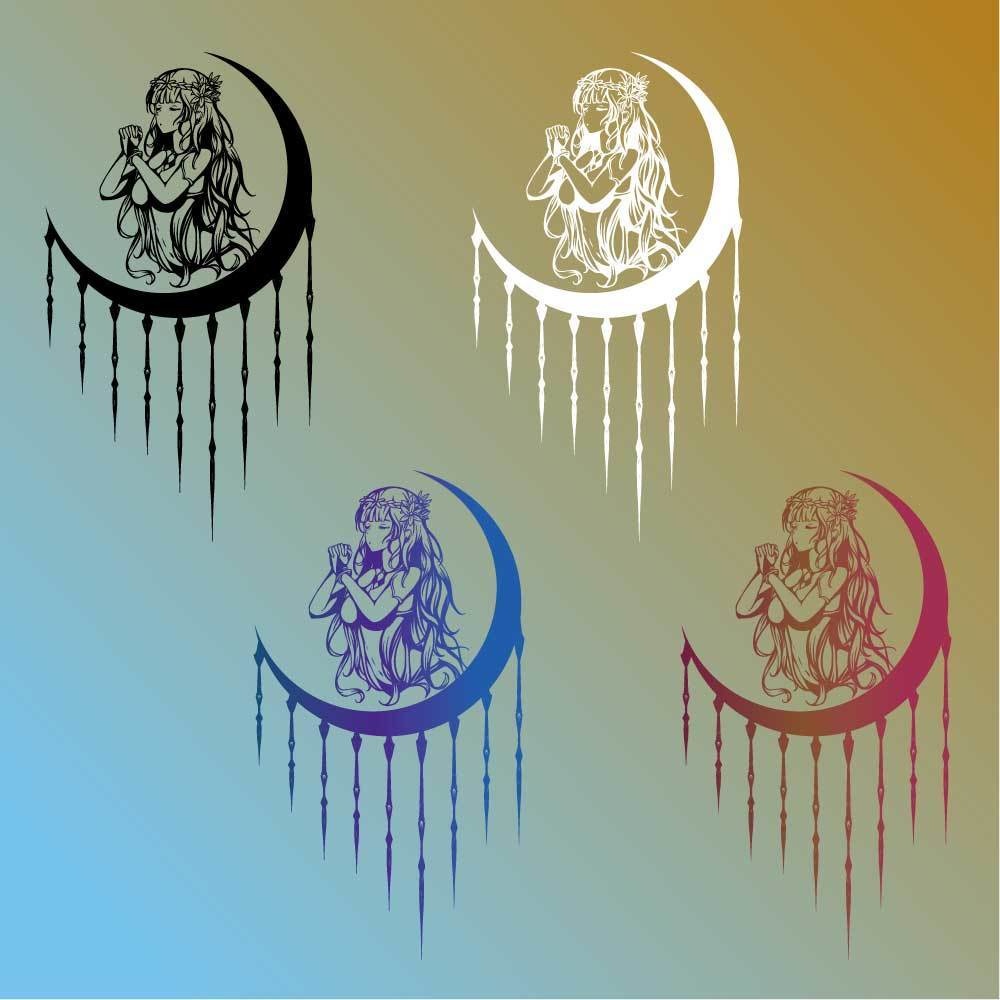 光の女神のタトゥーマーク - vroidテクスチャ - 高解像度png or ベクター