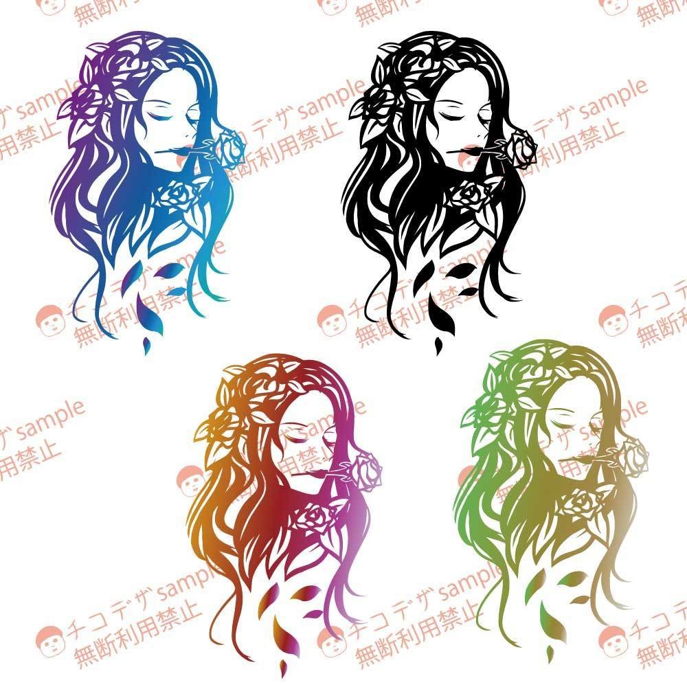 アフロディーテのタトゥーデカール - VRC想定 高解像度png or ai(ベクター)