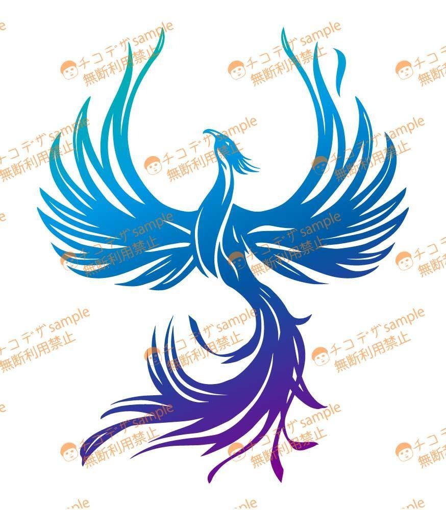 燃える不死鳥のタトゥーデカール - VRoideテクスチャ・高解像度png or ベクターDark Sings