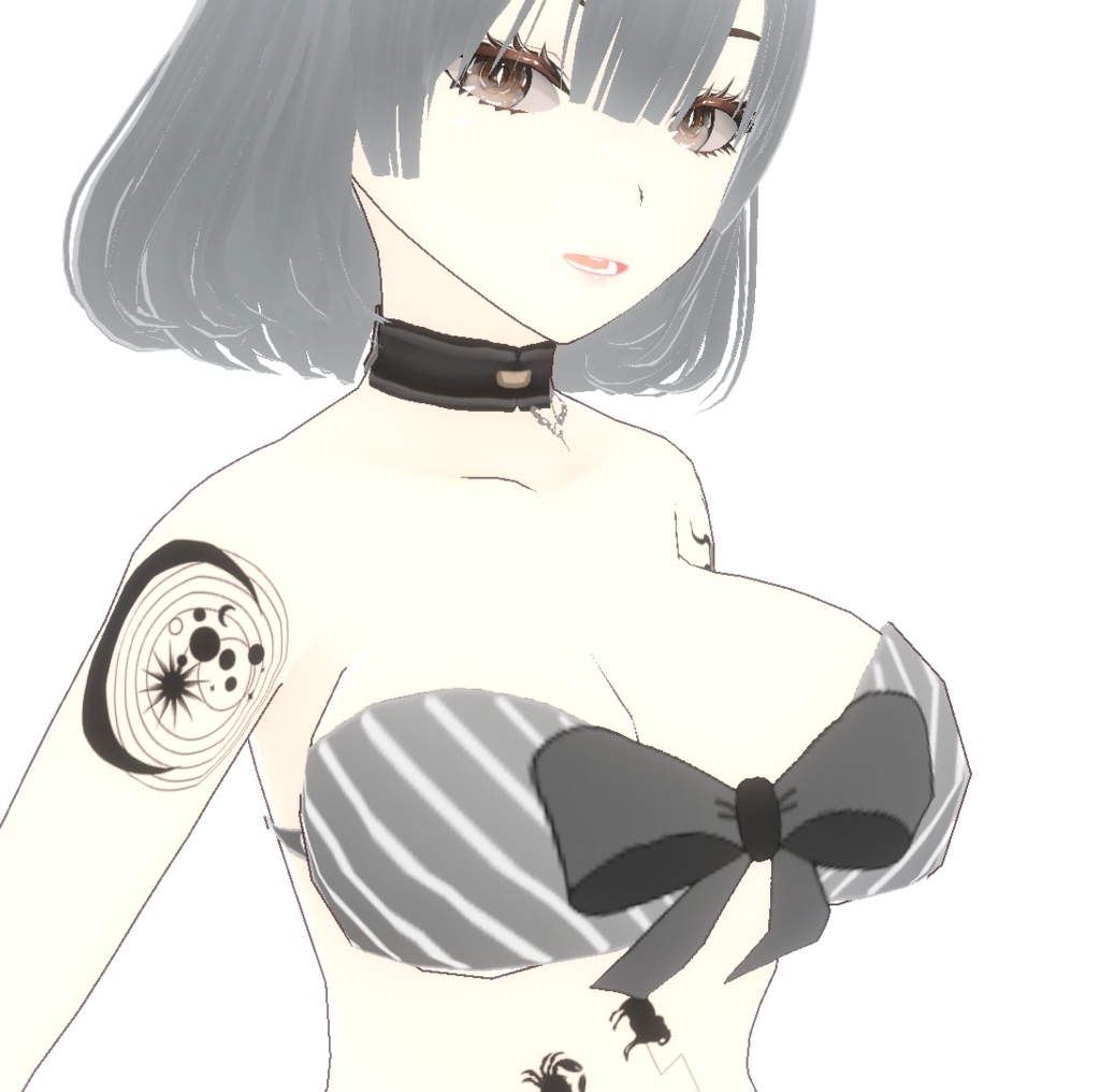 占星術師のタトゥーデカール - 占い師と12星座のVRoideテクスチャ&高解像度PNG- Dark Sings