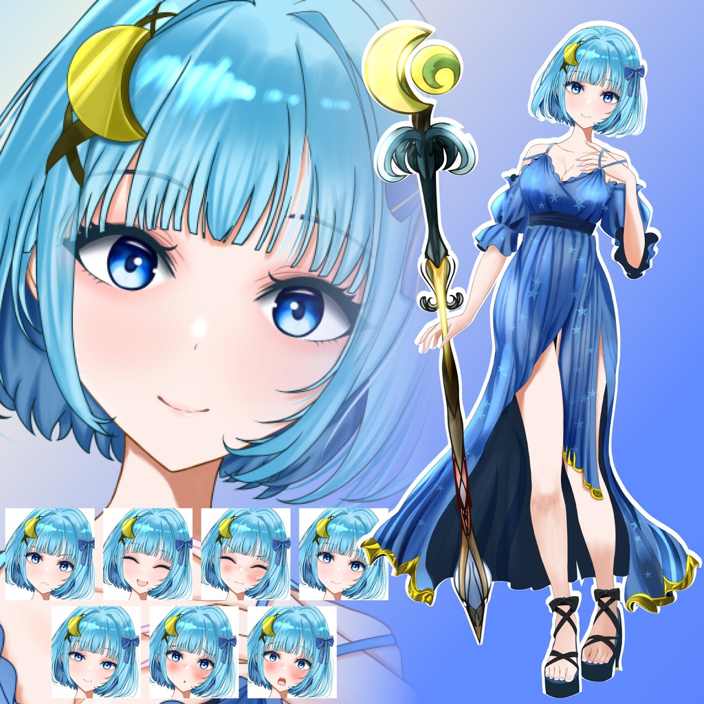 ショートボブの女の子 -PSD・PNG - TRPGファンタジー系の立ち絵素材