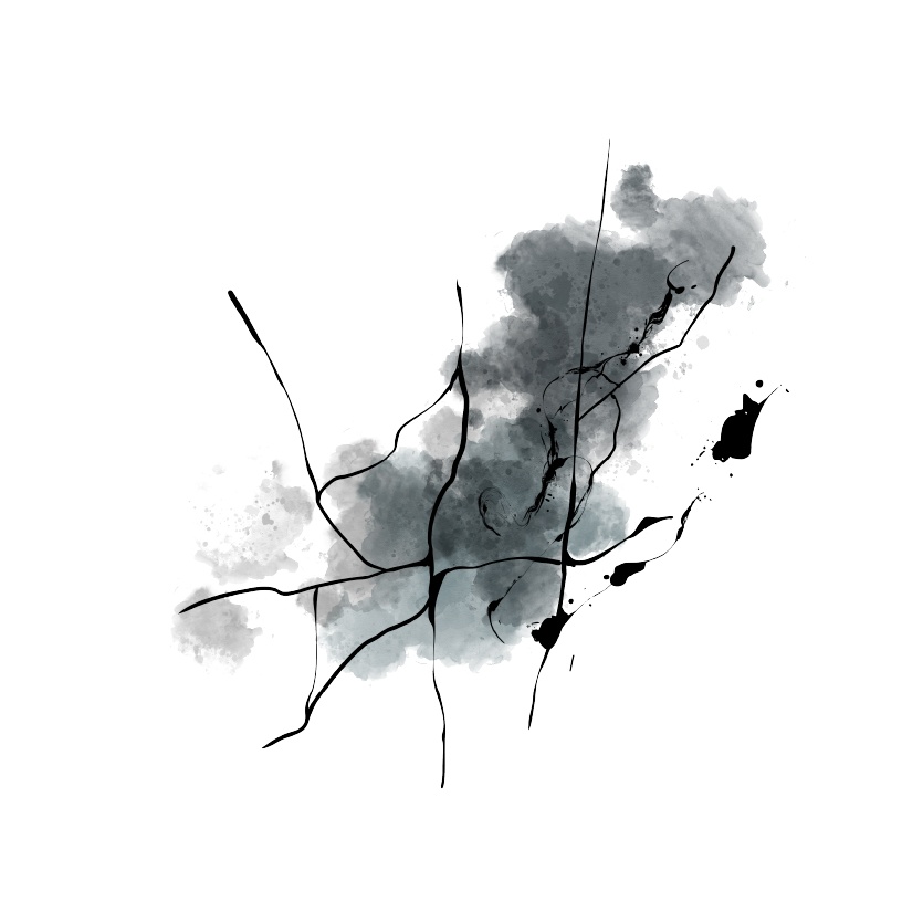 黒蠍とひび割れ - 墨のVRoidテクスチャ& 高解像度png - Yatanoctis