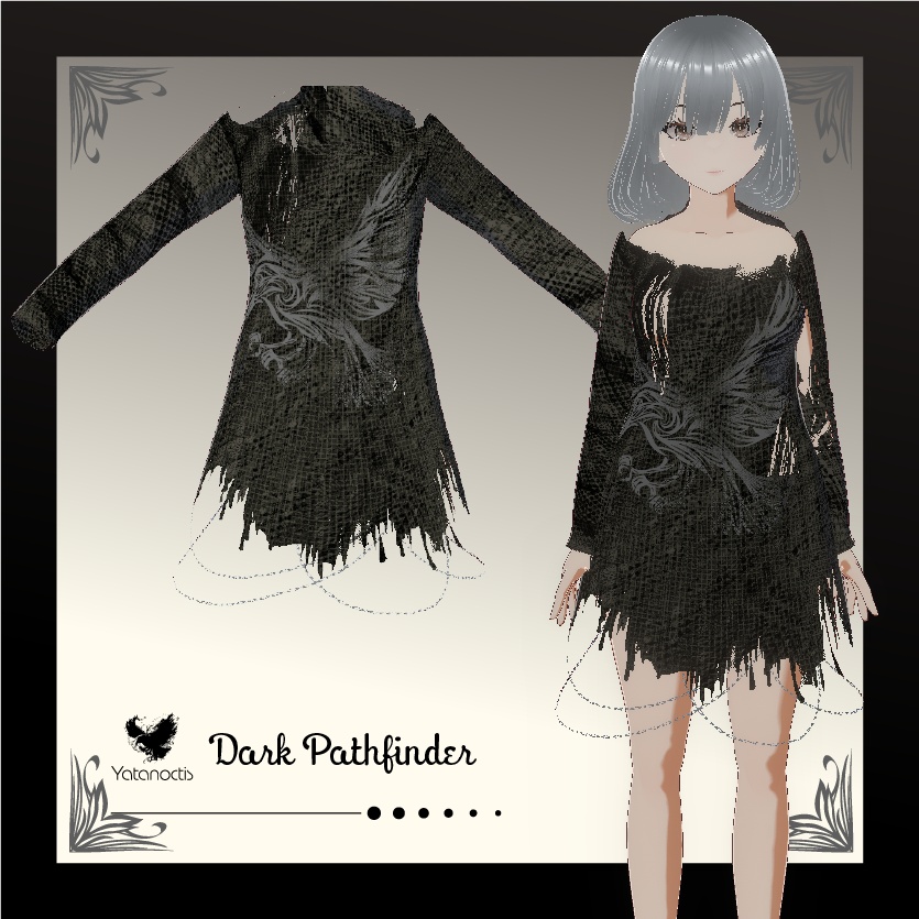 Dark Pathfinder - YatanoctiダメージTシャツ/VRoid衣装