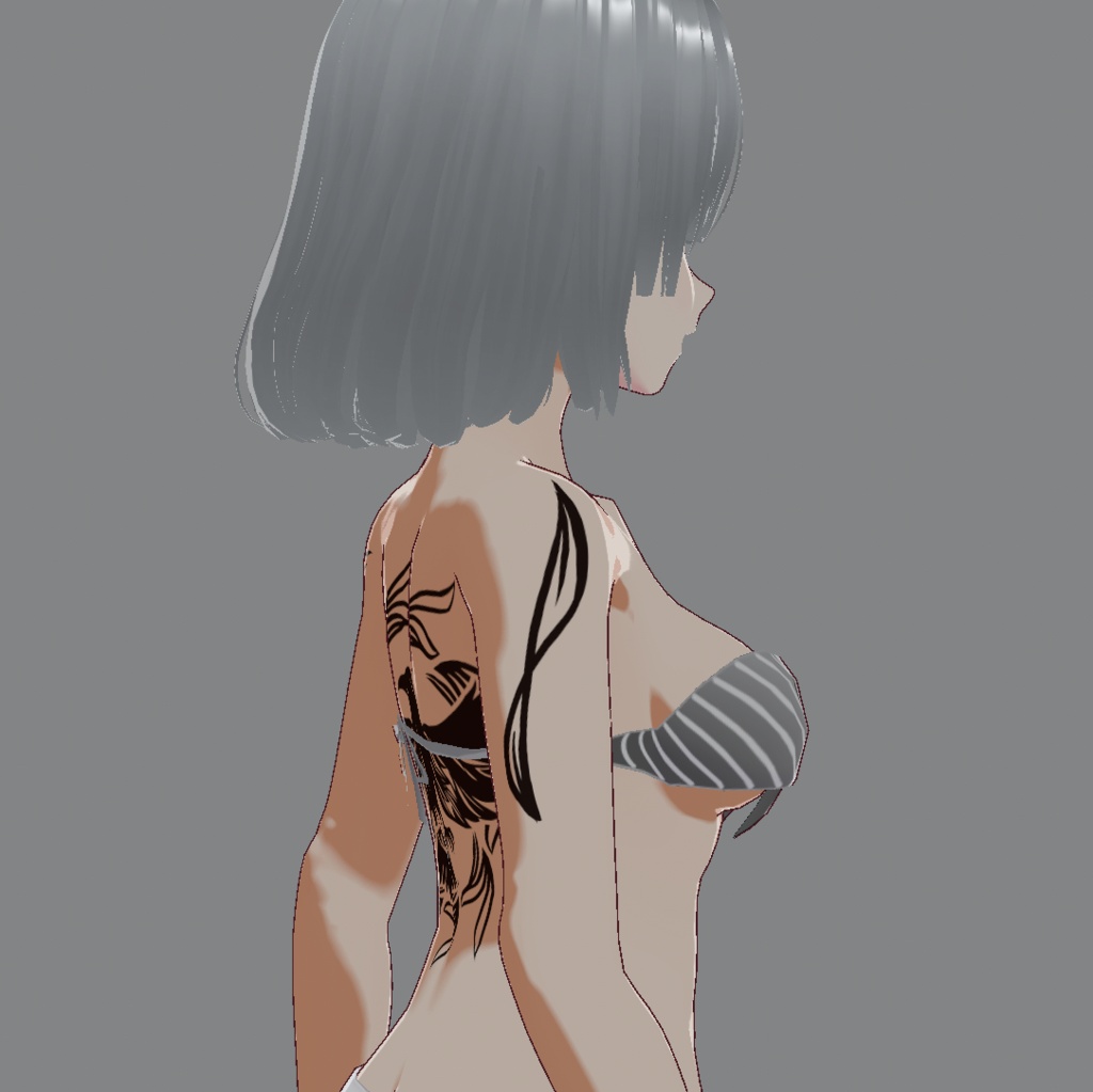 八咫烏のシンプルマーク - VRoidテクスチャ 高解像度PNG or ベクター