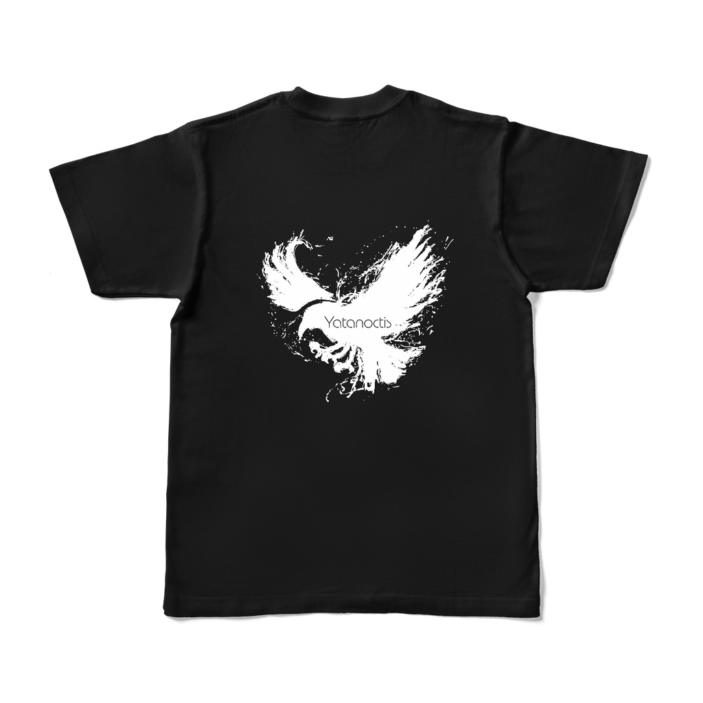 Yatanoctis - 八咫烏のブラックTシャツ