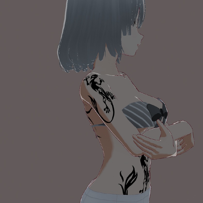 Blazetail(ブレイズテイル) - サラマンダーのVRoidテクスチャ - 高解像度PNG or ai