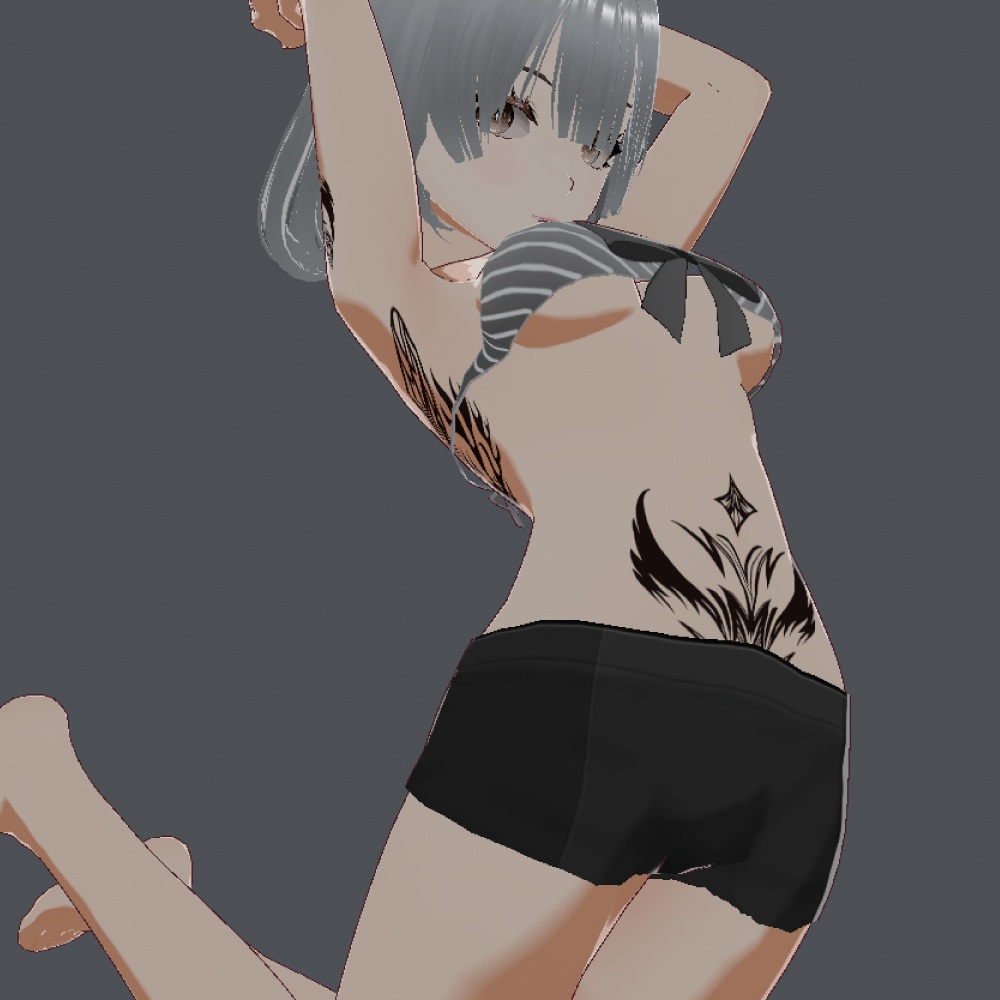 Flyborne - ベルゼブブのVRoidタトゥーデカール - 高解像度png or ai