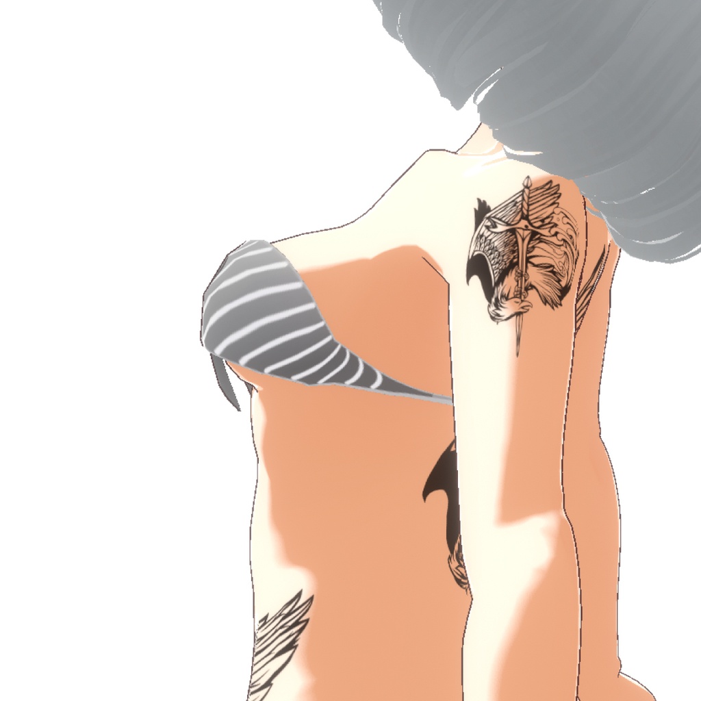 SEA FANG - 波と海と鷲の剣のタトゥーデカール PNG/ai(ベクター)