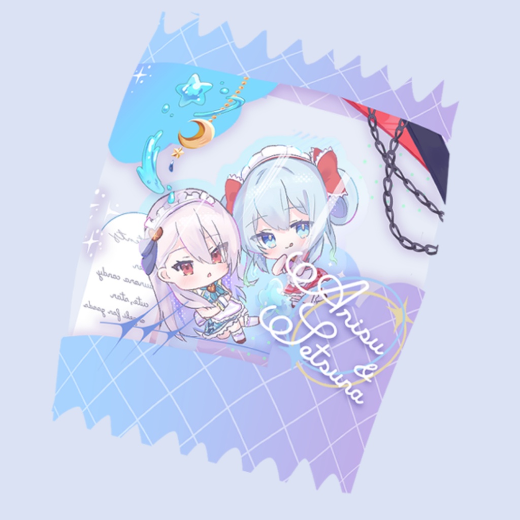 有栖とセツナのキャンディチャーム