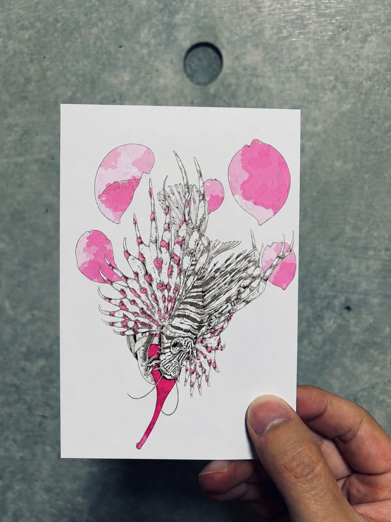 桜蕊降る（ポストカード×５枚）