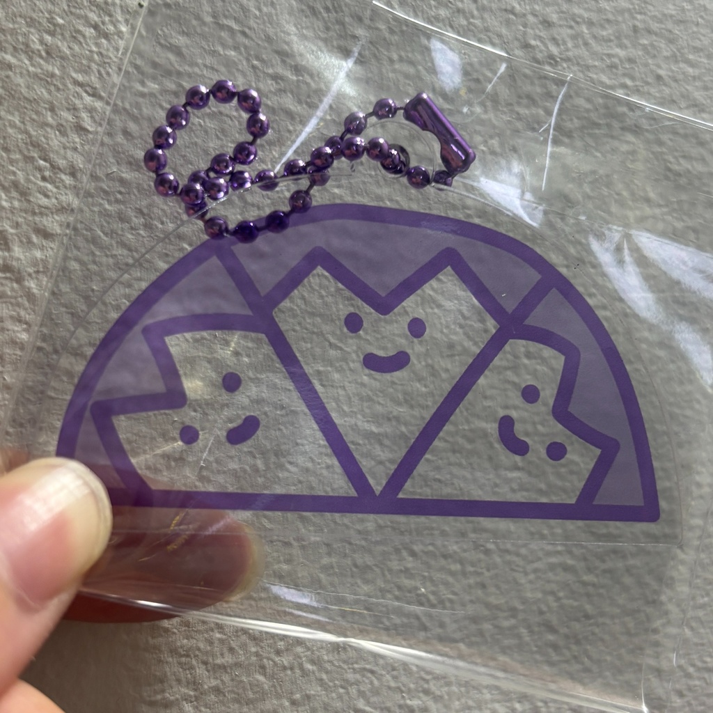 【非公式】大体60°が測れる アゴくん分度器アクキー