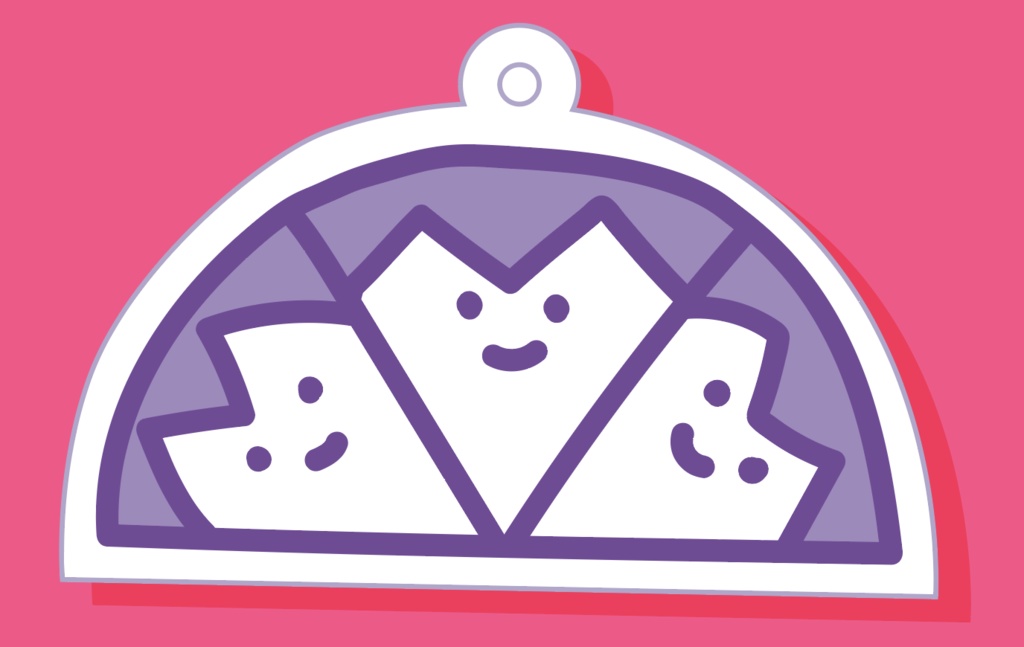 【非公式】大体60°が測れる アゴくん分度器アクキー