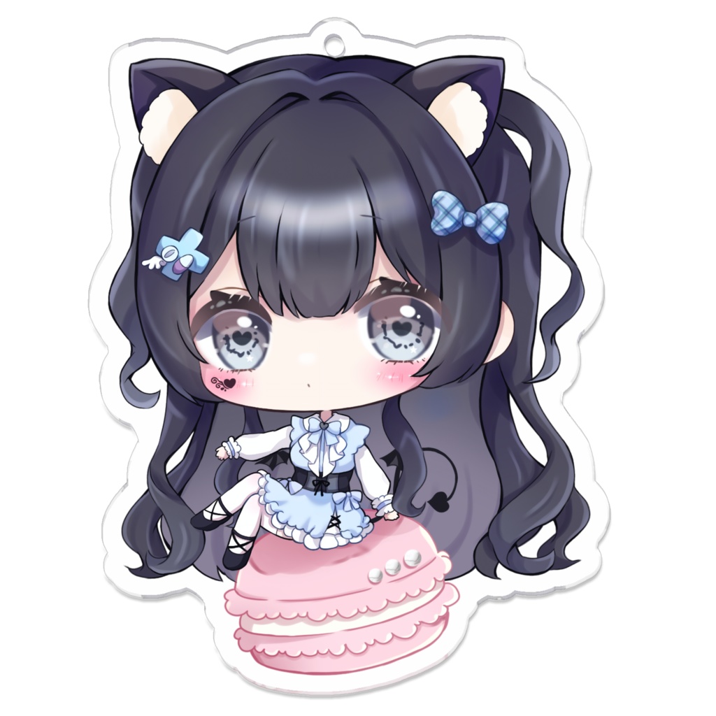 マカロン♡兎羽苺空【アクリルキーホルダー】