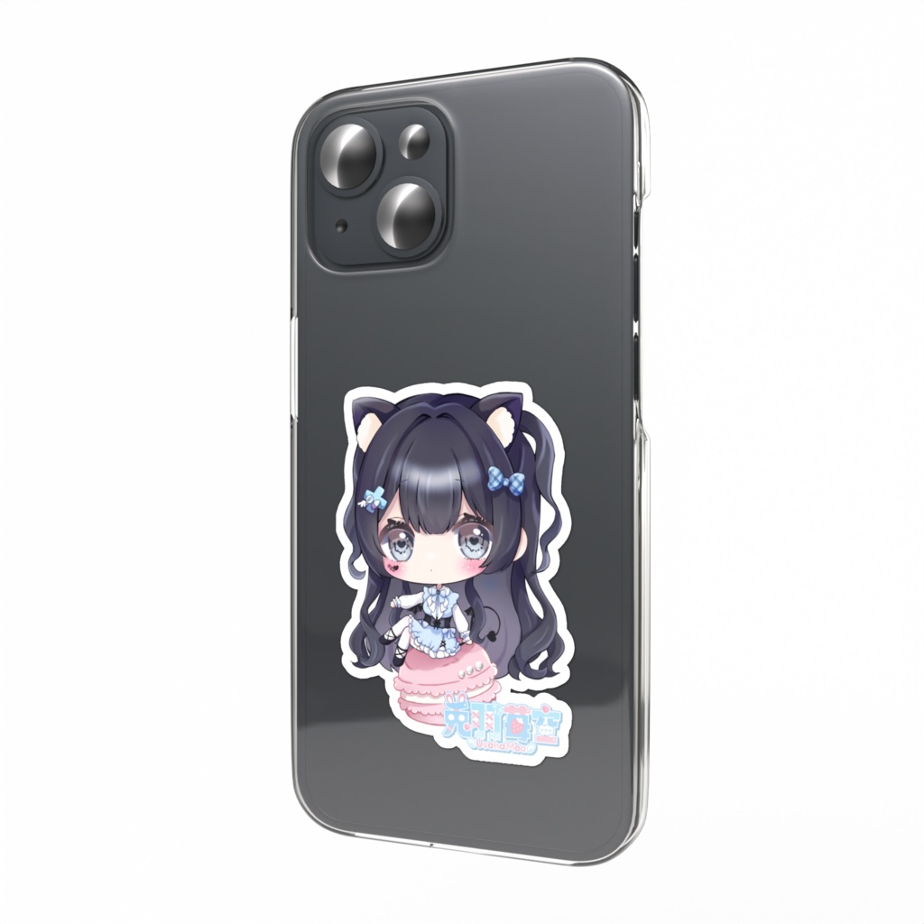 マカロン♡兎羽苺空【スマホステッカー】