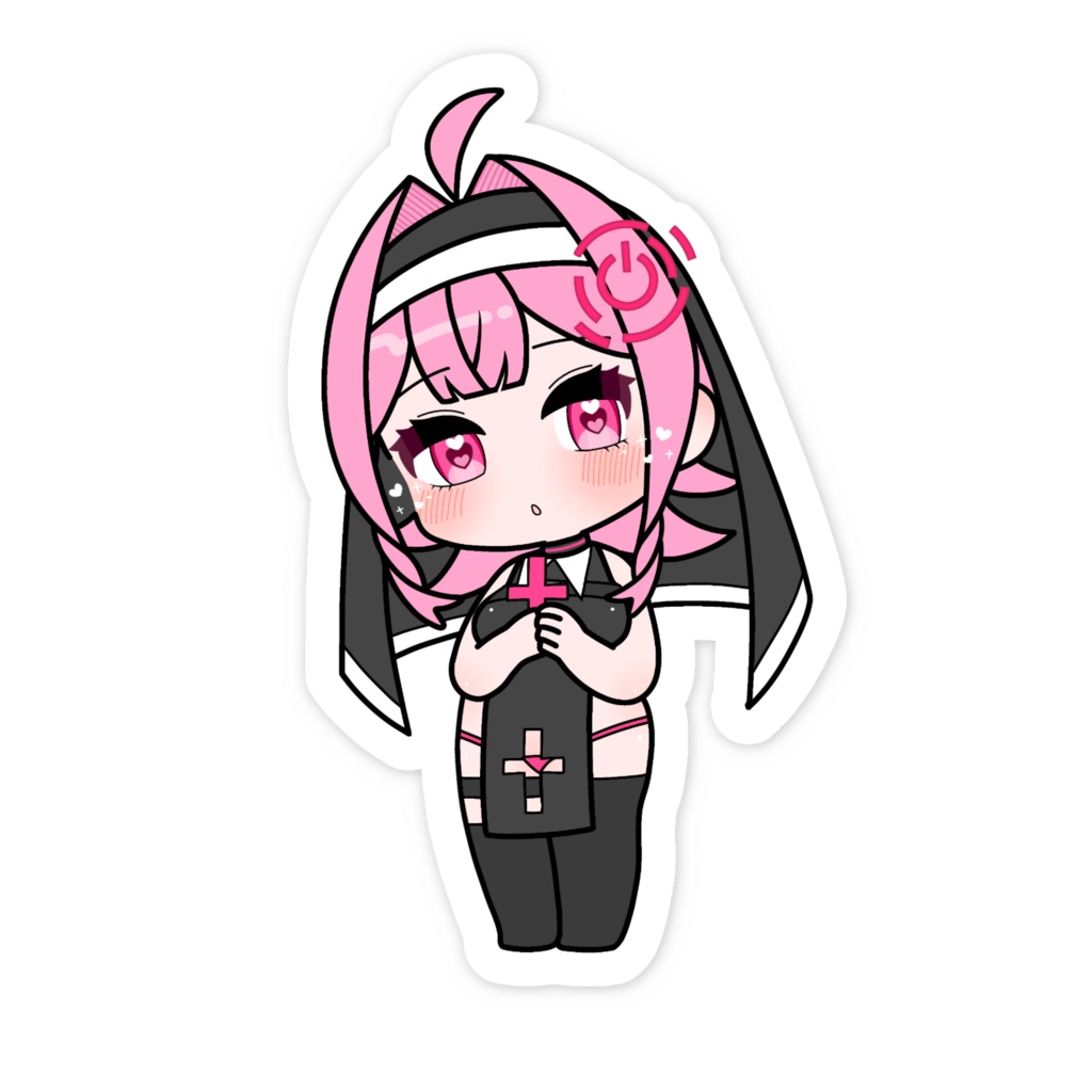 あいるちゃんシスター風味ステッカー