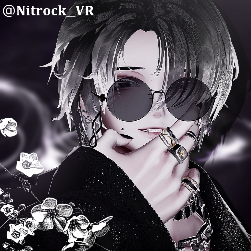 「Luxurious Ring」VRC想定 3Dアクセサリー リング