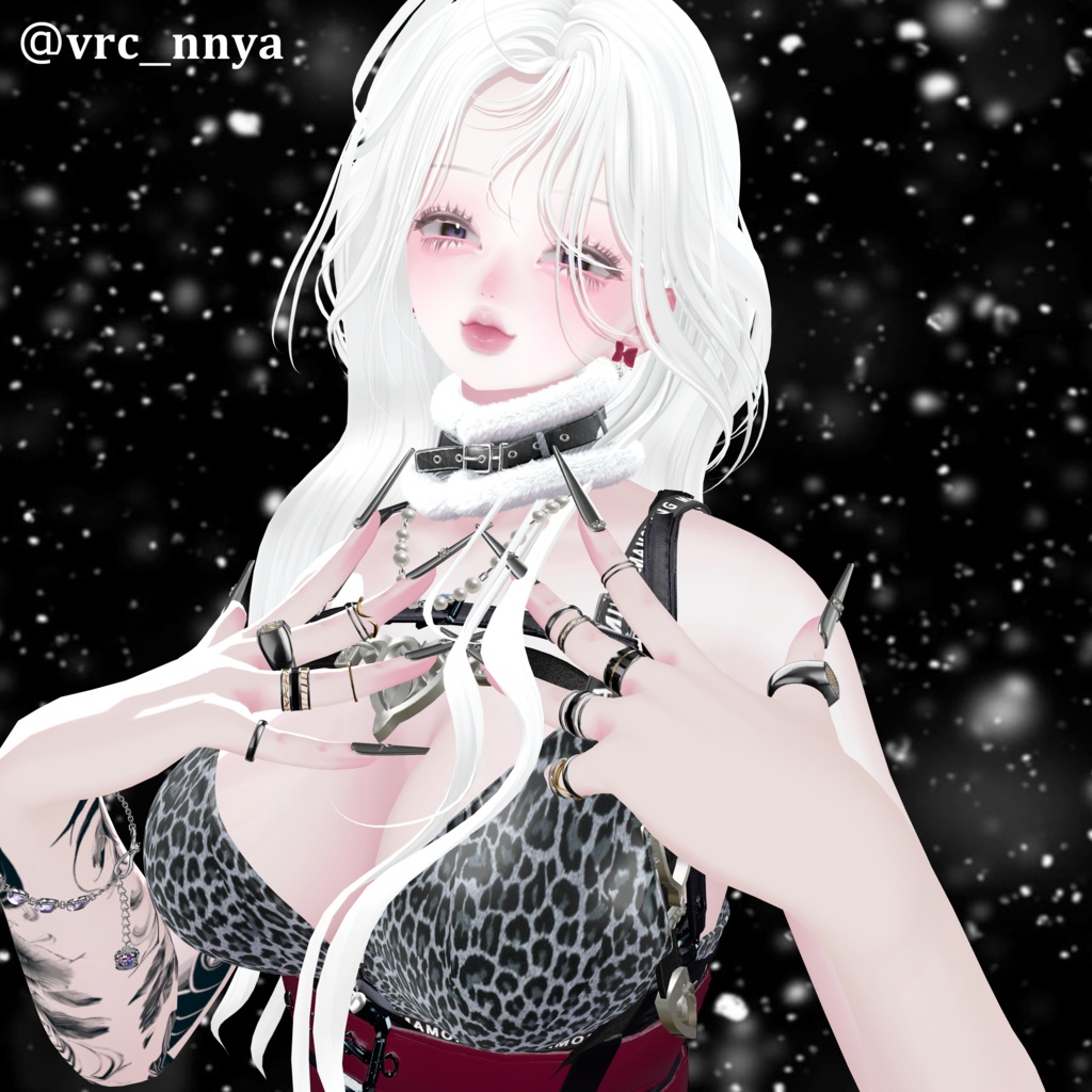 「Luxurious Ring」VRC想定 3Dアクセサリー リング