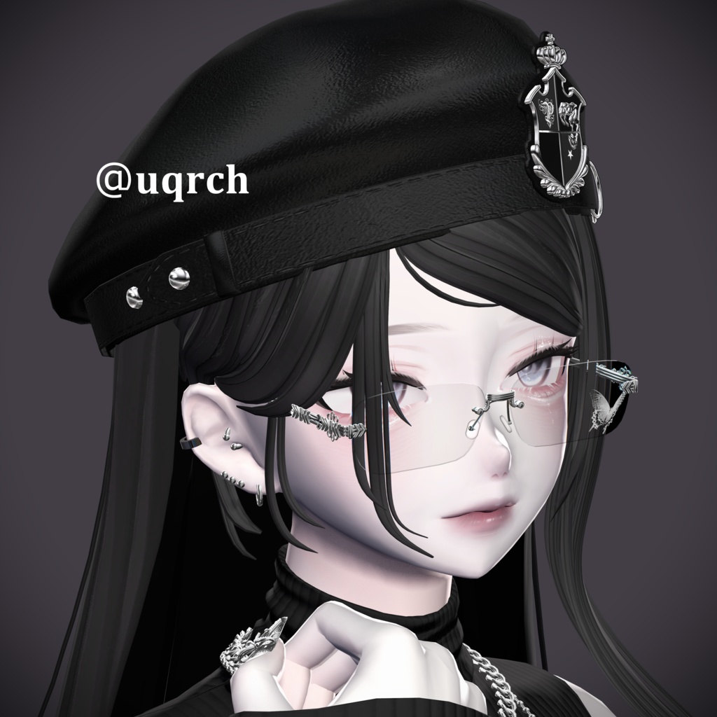 ✦9アバター対応「Luxurious Earring」VRC想定 3Dアクセサリー ピアス イヤリング