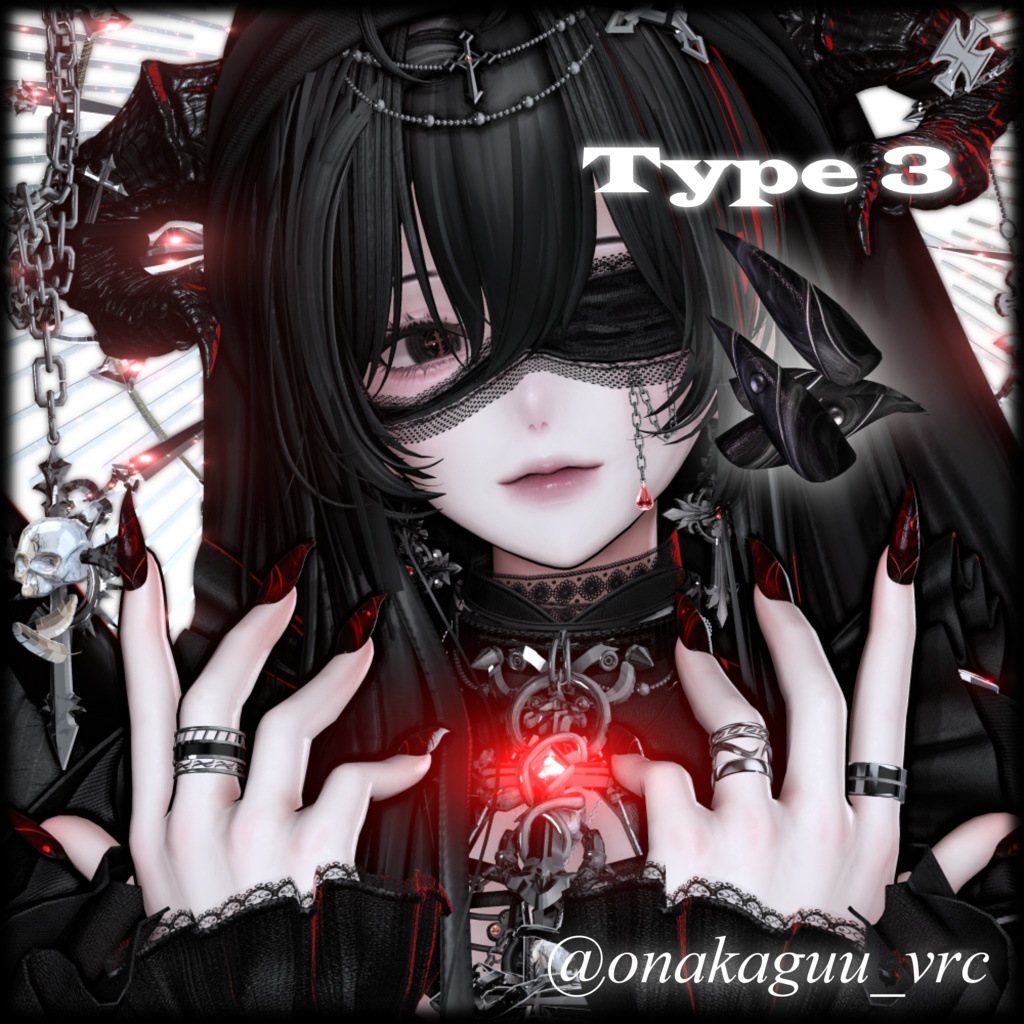 【12アバター対応】✦Talon Nail